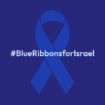 #BlueRibbonsForIsrael